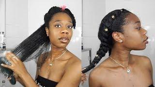 ITS TOO HOT ! FLAT TWIST ON NATURAL HAIR | PROTECTIVE STYLE