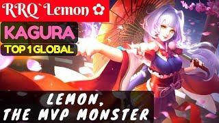 Lemon, The MVP Monster [Top Global 1 Kagura] | RRQ`Lemon  Kagura Gameplay #24 Mobile Legends.