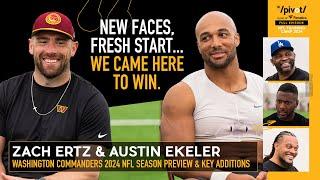 Washington's Zach Ertz & Austin Ekeler: Commander's key adds, Dan Quinn & Jayden Daniels | The Pivot