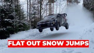 ️ WRC 2025  Winter TESTING | Flat OUT Jump - Thierry Neuville, Ott Tanak, Katsuta, Fourmaux Pajari