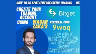 Spot Trading, Future Trading, Demo Trading ka Tariqa - How to do Spot/Future/Demo Trading on Bitget