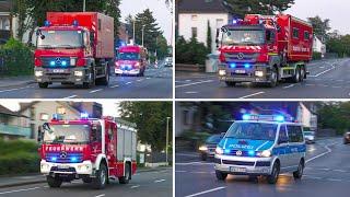 [Tiefgaragenbrand] Einsatzfahrten Feuerwehr & Polizei Bonn