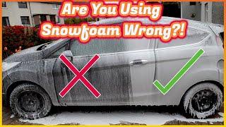 Are You Using Snowfoam WRONG?!