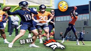 Bo Nix THROWING DARTS & Looking SHARP  Denver Broncos OTA Highlights Day 3