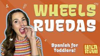 Sing Wheels on the Bus in Spanish! - Learn about WHEELS CARS & TRUCKS in Spanish - Las RUEDAS