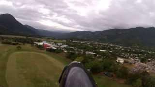 Rc Gliderman Maiden Flight With Engine Fire