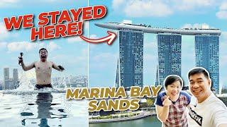 MARINA BAY SANDS Singapore Hotel Tour & Review | Singapore Vlog 