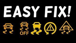 Fastest ways to Fix & Reset the ESC (Electronic Stability Control) Light Stays On | ESC light On