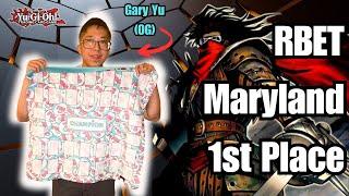 He Just Won the Biggest RBET Ever! | RBET Maryland 1st Place Gary Yu (OG) | Yugioh Edison Format