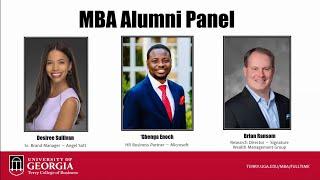 Exploring MBA Career Paths | The University of Georgia Terry College of Business