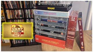 Blu-ray Collection Update | Camp Arrow Video Sale Haul | 4K Pickups