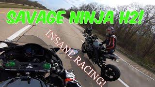 300HP+ NINJA H2 400HP+ TURBO HAYABUSA DESTROY THE STREETS!