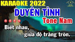 Duyên Tình Karaoke Tone Nam Nhạc Sống | Beat Mới Dễ Hát Âm Thanh Chuẩn | Trọng Hiếu