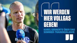 Tag 1 in Mittersill: KAREL GERAERTS im Interview über das Trainingslager | FC Schalke 04