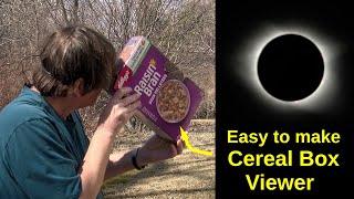 How to make a Cereal Box Eclipse Viewer