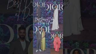 Best dressed celebs at Dior Fall2023 #dior #diorfall23 #diormumbai #bollywood #fashionworld #fashion