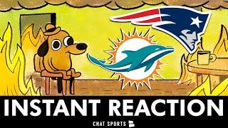 DUMPSTER FIRE | Patriots Get Steam Rolled vs. Miami Dolphins In NFL Week 12 | Instant Reaction