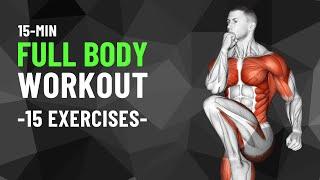 15-MIN Best HIIT Workout At Home | Daily Routine | No Equipment Required