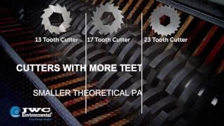 JWC Environmental: Our 3, 7 & 11 Tooth Cutters - Watch Em' Shred in Action!