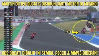 Kisruh! Pecco: Martin "Ditipu" Ducati? Martin "Disruh" Ganti Motor! Bos Ducati Dibalik Ini Semua?