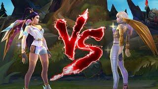 KDA ALL OUT 카이사 프레스티지 에디션 VS KDA 카이사 프레스티지 스킨 [Prestige KDA ALL OUT KaiSa VS KDA KaiSa Prestige Skin