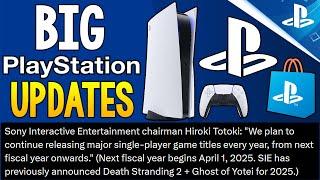 BIG PlayStation Updates! The Future of Major Single Player Games on PS5, Astro Bot Sales + More News