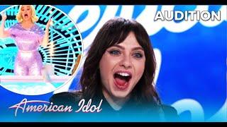 Saveria: Canadian Girl's Audition Ends With a SHOCKING Result - Katy Perry Loses It! @AmericanIdol
