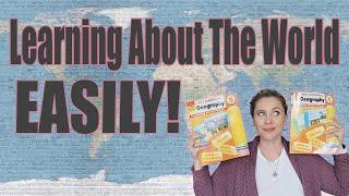 LEARNING ABOUT THE WORLD EASILY | Homeschool Geography | Evan-Moor Skill Sharpeners | Timberdoodle