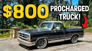 How $800 Bought My Wife a SUPERCHARGED Muscle Truck!