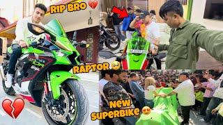 @PRORIDER1000AgastayChauhan Bhai Ki New Superbike  || Raptor Ko dekh Ker Bhai Ki Yaad Agyi 