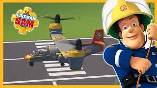 Fireman Sam rockets into a sky rescue!  New Fireman Sam Compilation