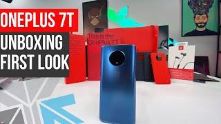 OnePlus 7T Unboxing First Look ! Triple Camera 20:9 Aspect !