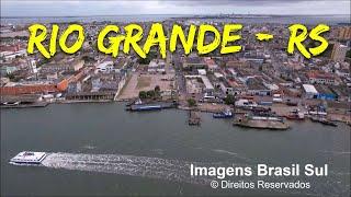 RIO GRANDE | Canal do Rio Grande, LAGOA dos PATOS | RS (Aéreas Drone  DJI Air 2 S)