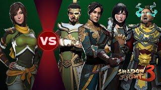 Shadow Fight 3 (Epilogue) - June vs Deng Rao, Tarlan, Kibo, Emperor (Full Fight)