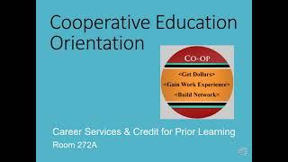 QCC Cooperative Education Orientation video