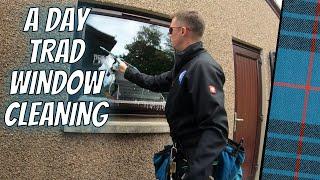 A Day Trad Window Cleaning | Trying Out A New Soap GLIDEIATOR