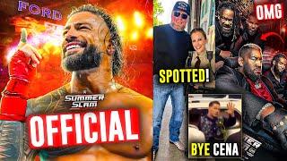 BIG BREAKING NEWS: Roman Reigns OFFICIALLY CONFIRMED For SummerSlam! | Brock Lesnar, John Cena| WWE