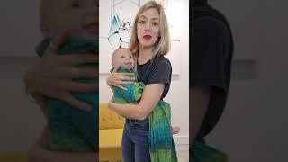 Back Carry with a Meh Dai baby carrier (Didymos DidyTai) - Full Tutorial + Knotless Finish