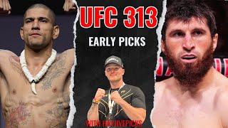 UFC 313 Pereira vs. Ankalaev Full Card EARLY PICKS