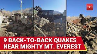 Tibet-Nepal Tragedy: 9 Earthquakes, 49 Aftershocks Wobble Mount Everest Area | Watch Videos