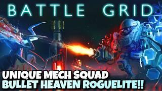 INNOVATIVE Mech Squad Bullet Heaven Roguelite! | Battle Grid