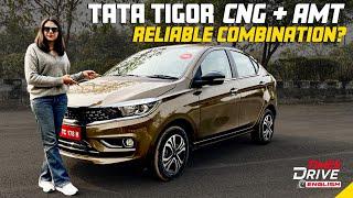Tata Tigor CNG AMT Review: How Does This Combination Work? | India's First CNG Automatic| TD English