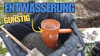 Rigole selber bauen | einfache & günstige Versickerungsvariante