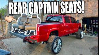 INSTALLING REAR CAPTAIN SEATS IN THE DURAMAX!!! | GMT-800 |