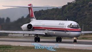 Meridiana - McDonnell Douglas MD-82 I-SMET - Wet Takeoff from Split Airport LDSP/SPU