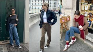 How FRENCH Women Wear SNEAKERS (50+ Outfit Ideas)