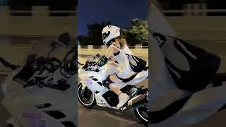 Rider Boy Girl's Riding Superbike Cool Motorcycle Douyin l tiktok trending