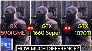 RX 590 vs GTX 1660 SUPER vs GTX 1070 Ti - Test In 2024 - How Big The Difference ?