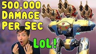 OMG! New GROM SHARANGA 500k Damage Per Sec! War Robots 7.0 Gameplay WR