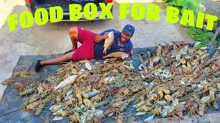 MASSIVE LOBSTER CATCH USING FOOD BOX FOR BAIT!!! TRY IT GUYS IT REALLY WORKS